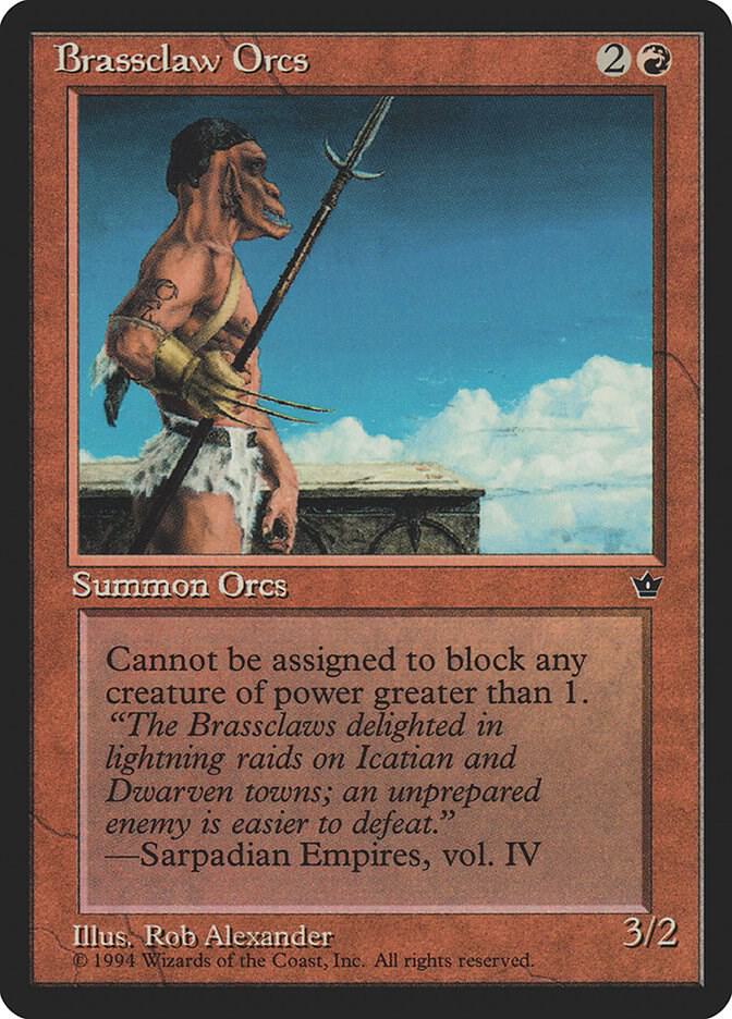 Brassclaw Orcs (Alexander) (Pike) card image