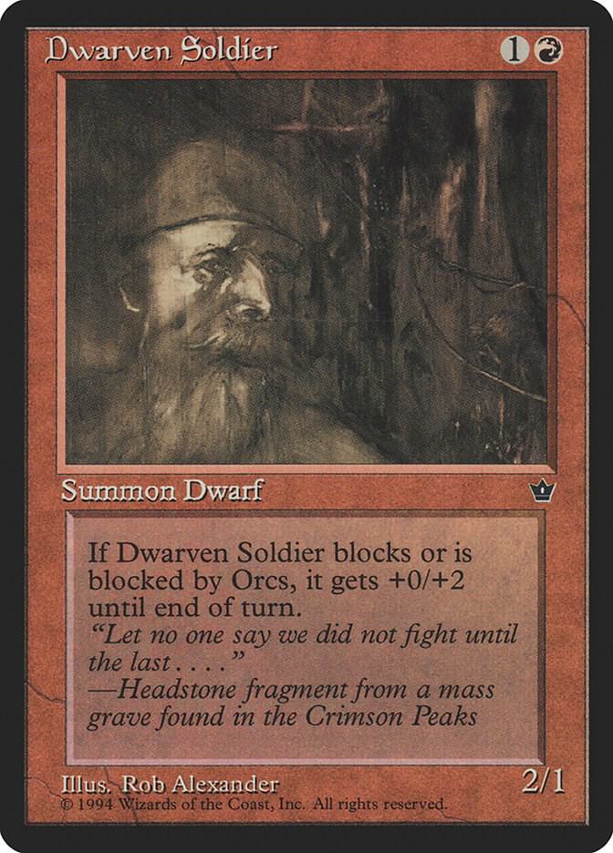 Dwarven Soldier (Alexander) card image