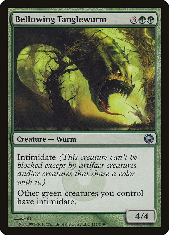 Bellowing Tanglewurm card image