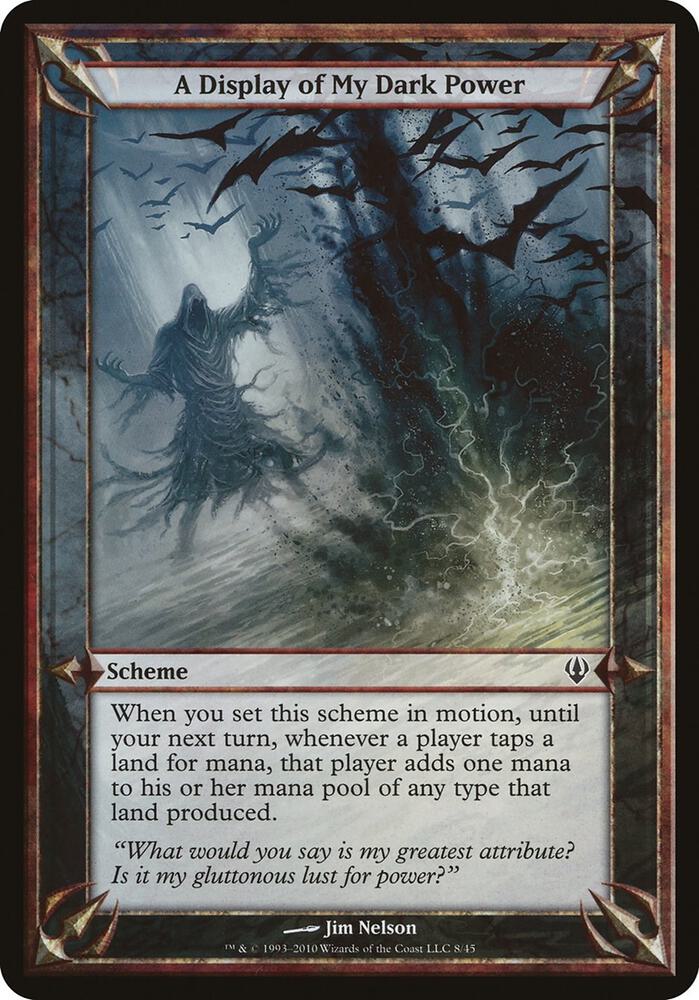 A Display of My Dark Power (Archenemy) card image