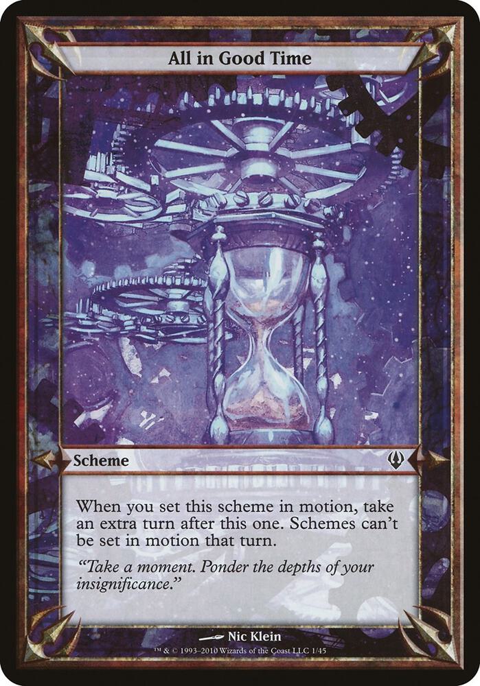 All in Good Time (Archenemy) card image