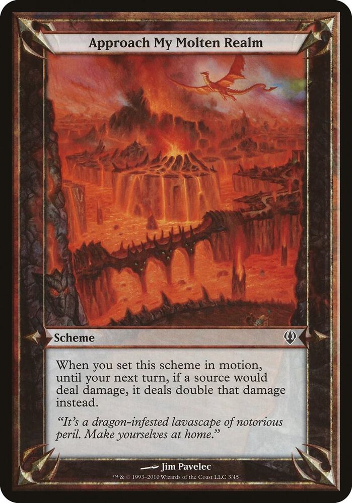 Approach My Molten Realm (Archenemy) card image