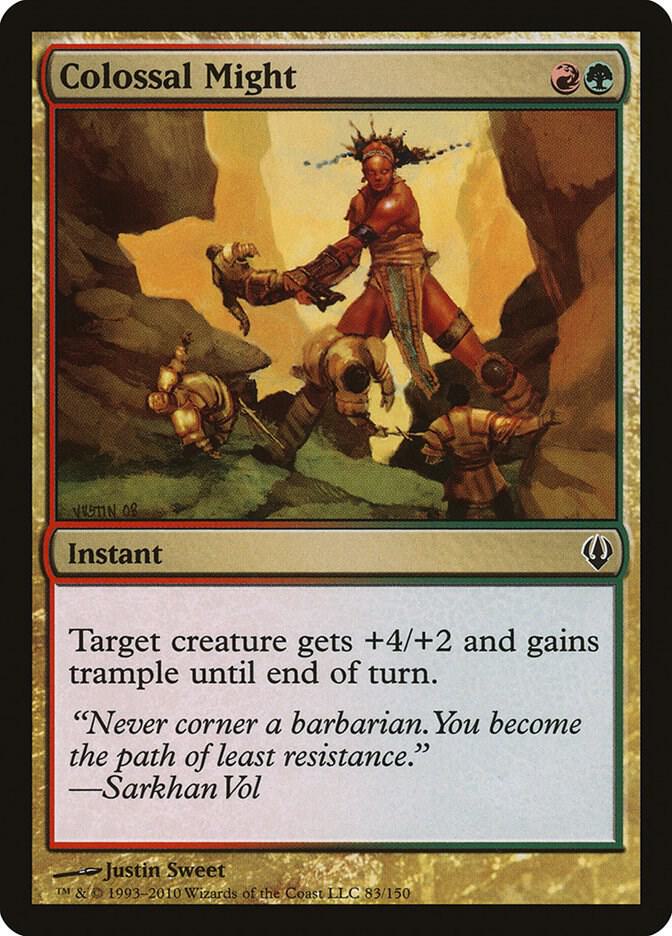 Colossal Might card image