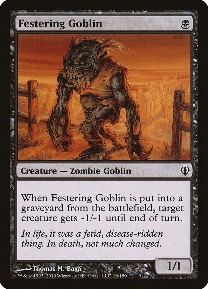 Festering Goblin card image