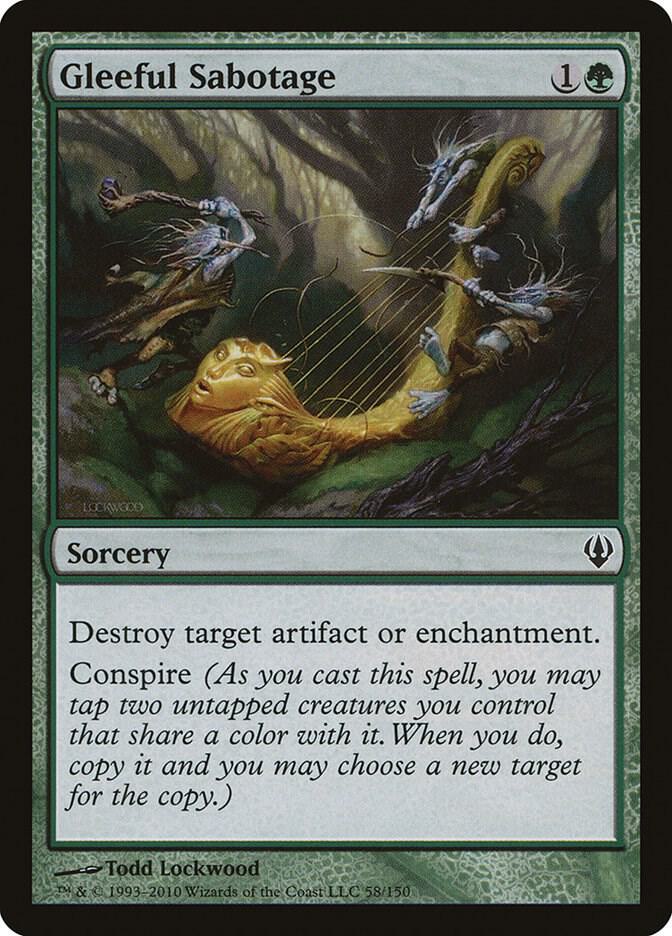 Gleeful Sabotage card image
