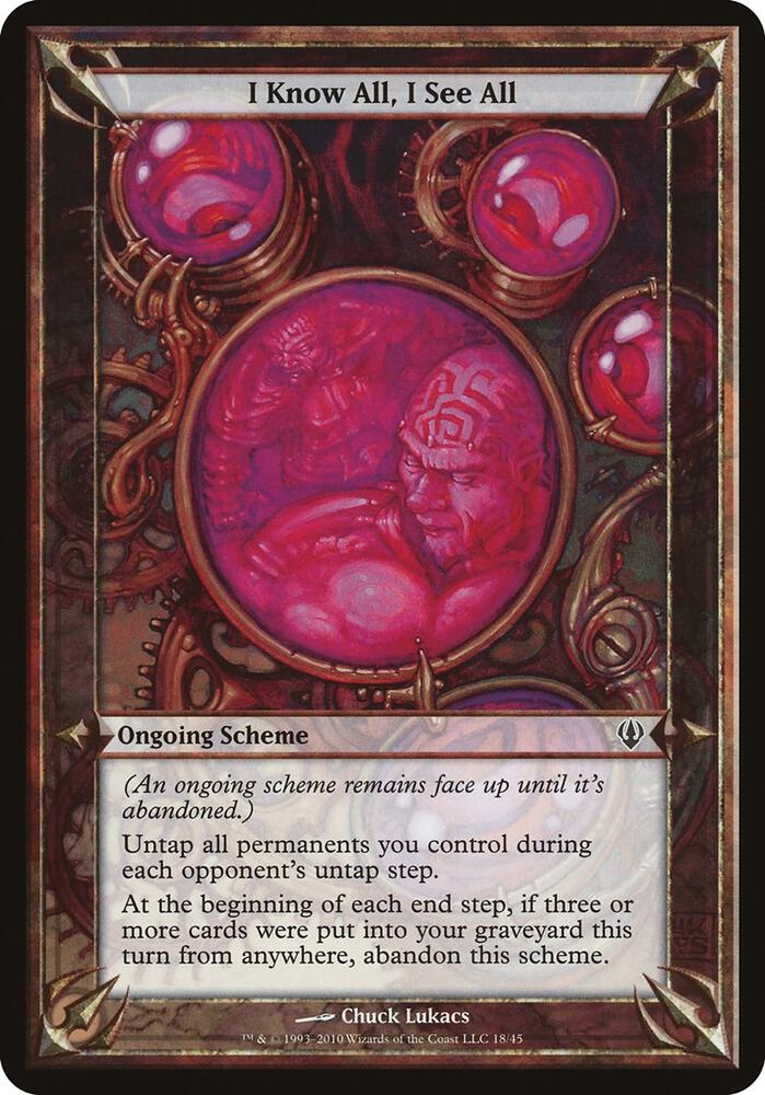 I Know All, I See All (Archenemy) card image