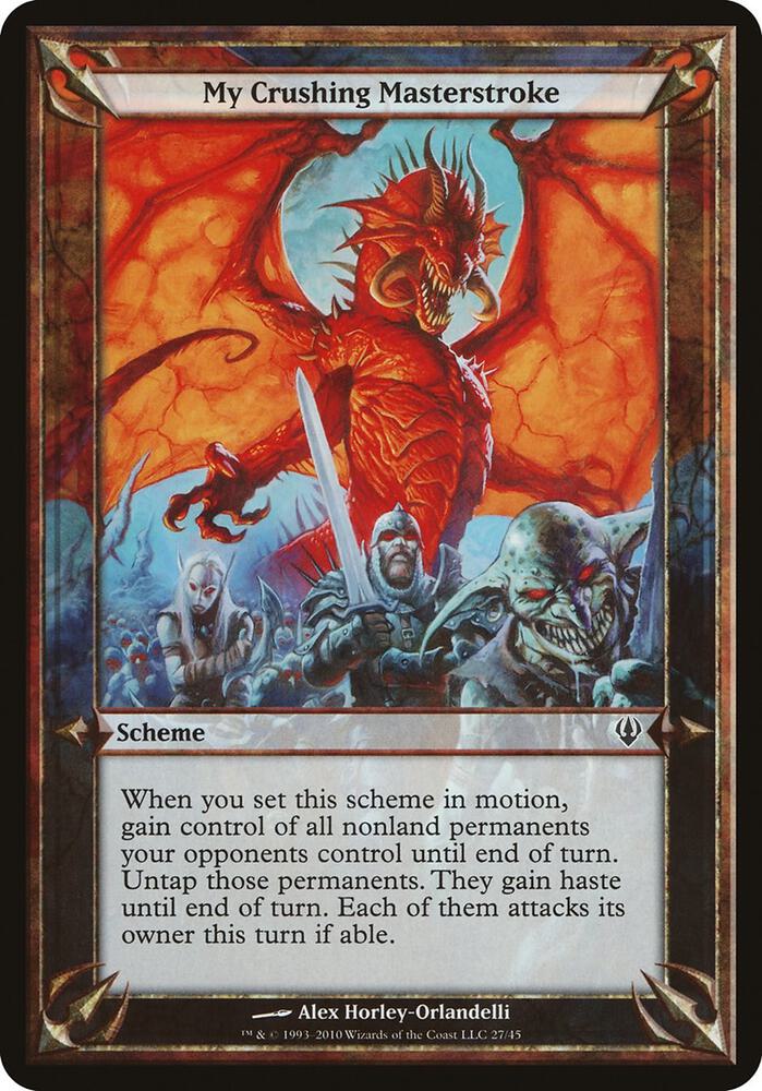 My Crushing Masterstroke (Archenemy) card image