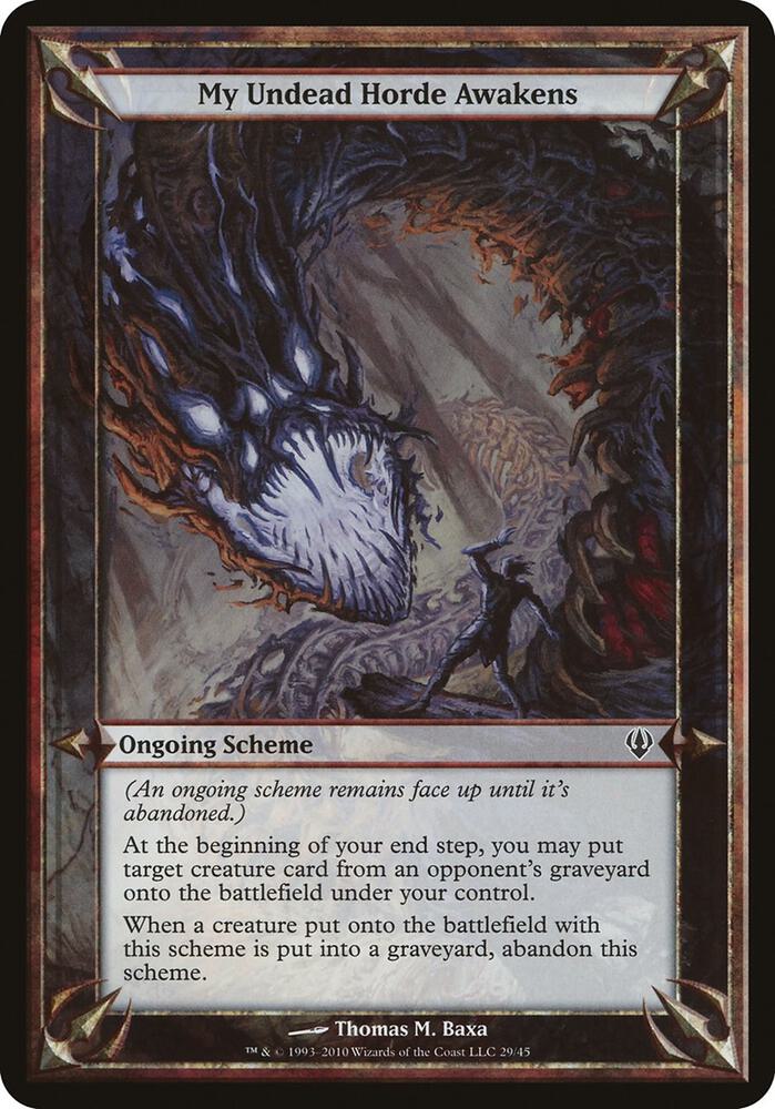 My Undead Horde Awakens (Archenemy) card image
