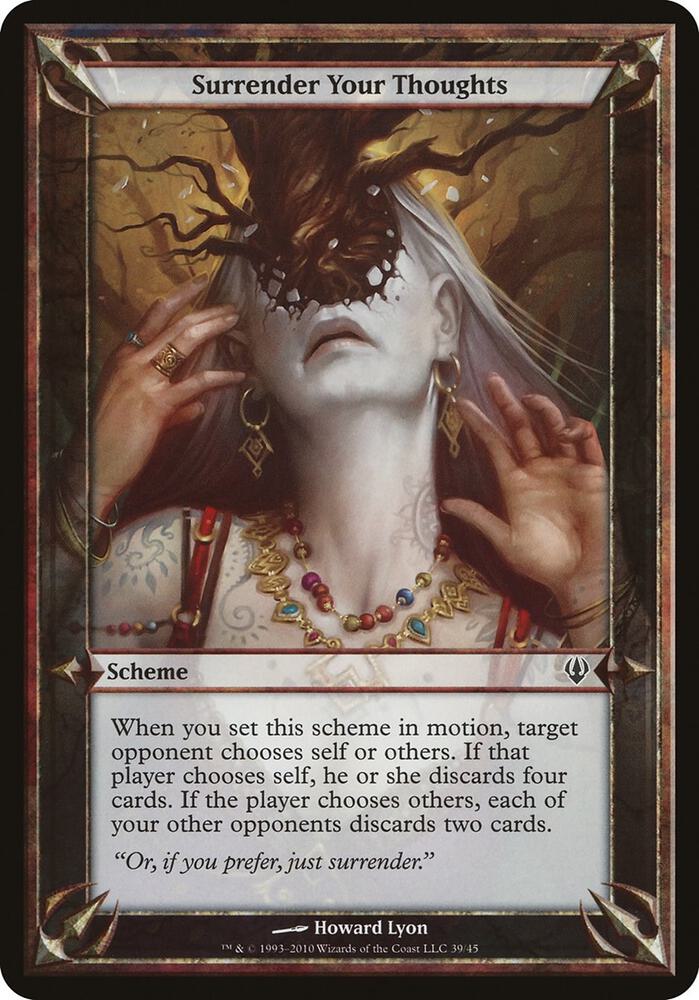 Surrender Your Thoughts (Archenemy) card image