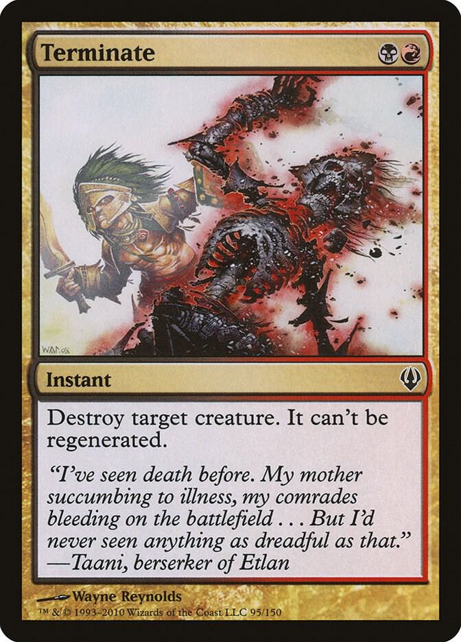 Terminate card image