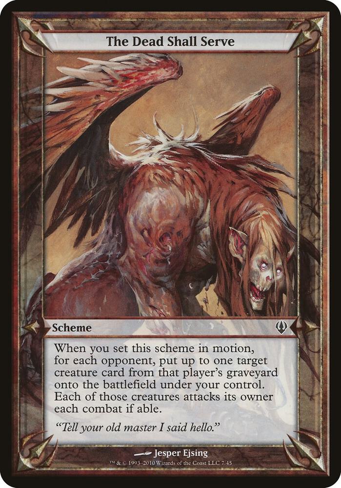 The Dead Shall Serve (Archenemy) card image