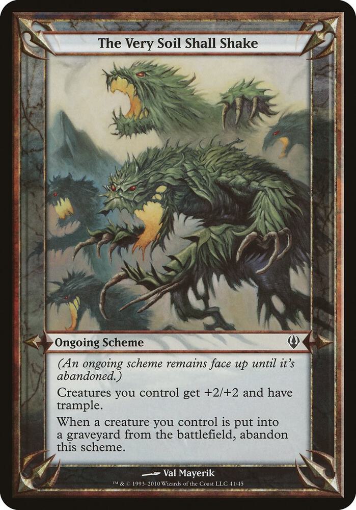 The Very Soil Shall Shake (Archenemy) card image