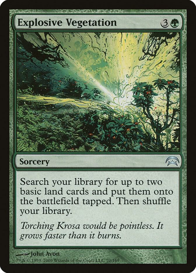 Explosive Vegetation card image