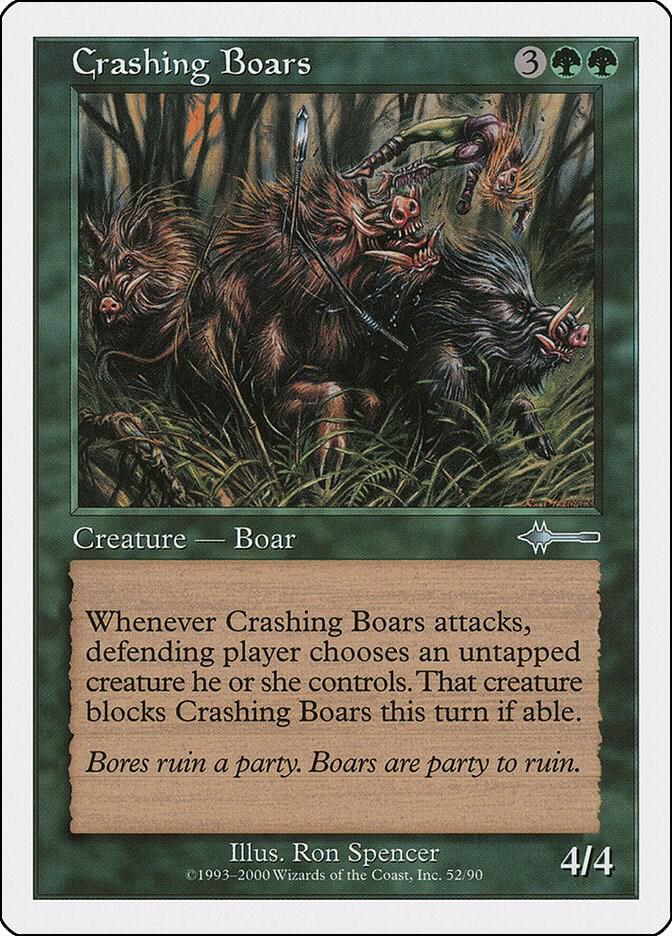 Crashing Boars card image