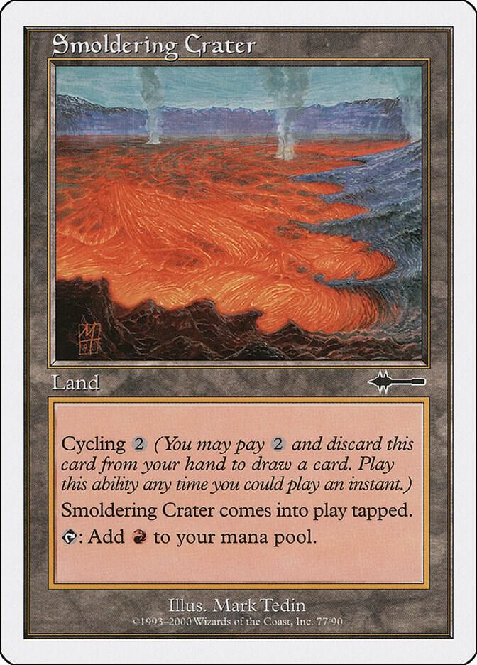 Smoldering Crater card image