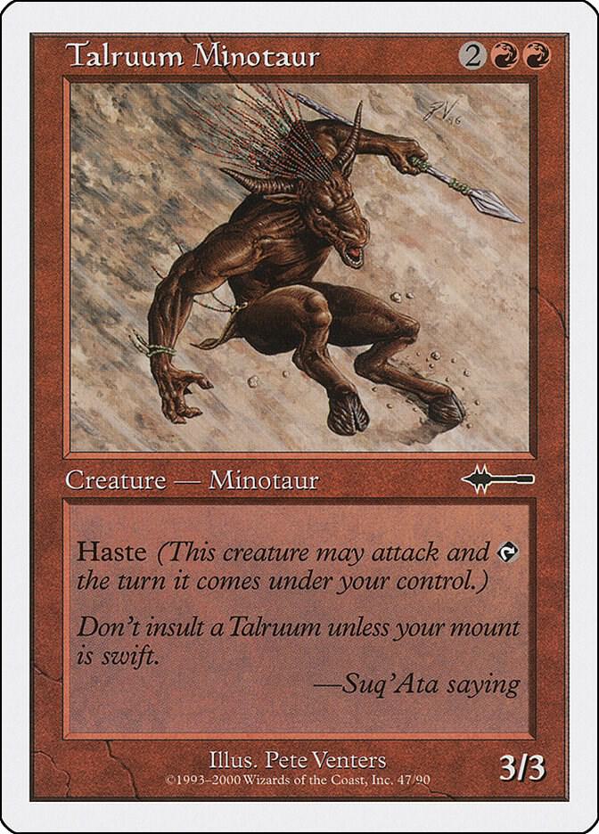 Talruum Minotaur card image