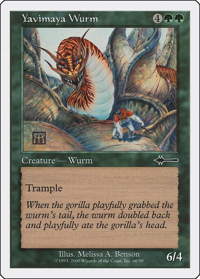 Yavimaya Wurm card image