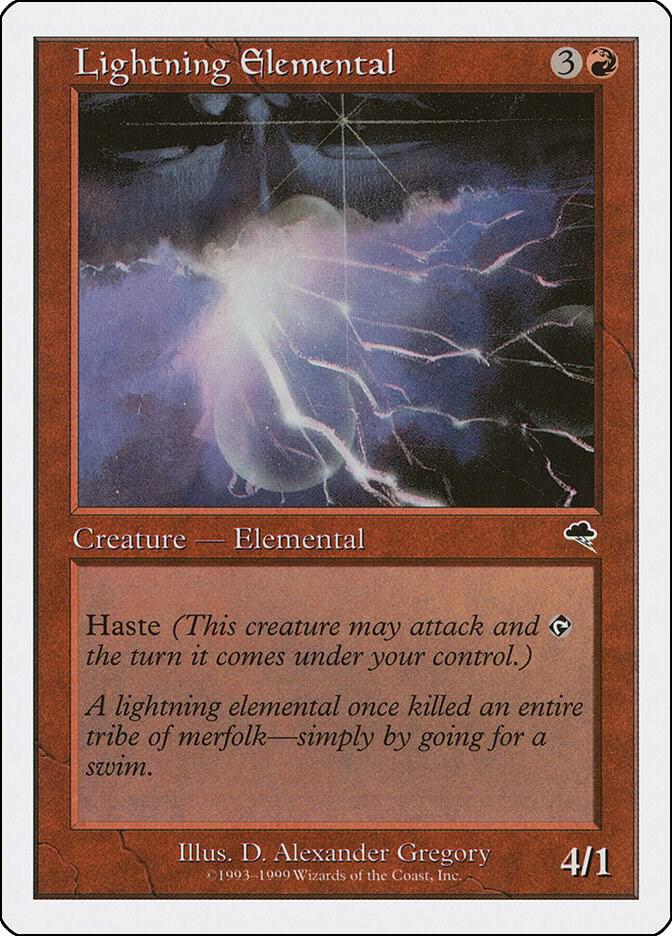 Lightning Elemental card image