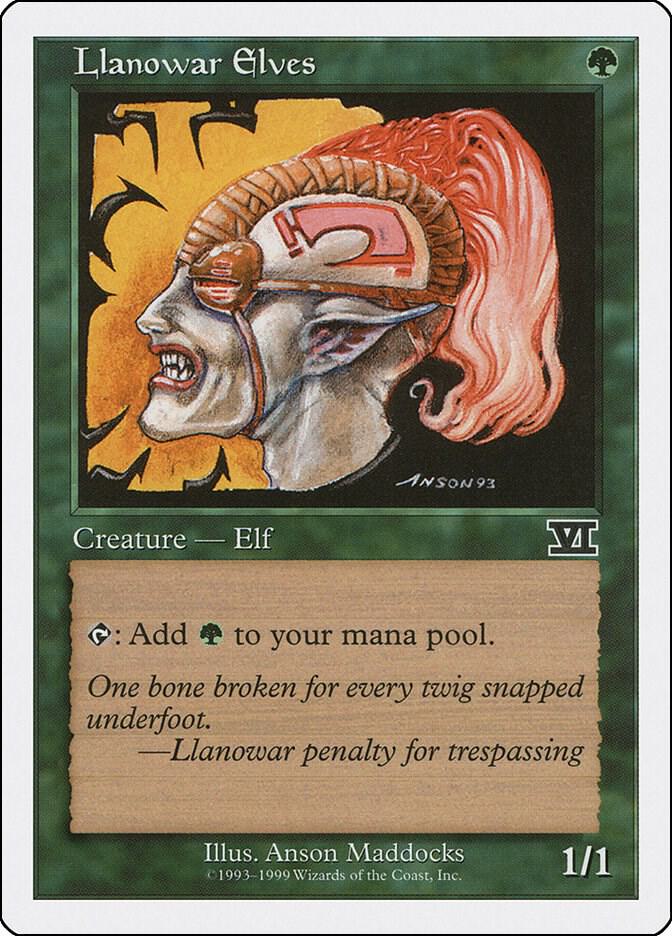 Llanowar Elves card image