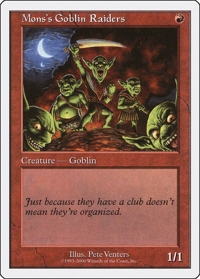 Mons's Goblin Raiders card image