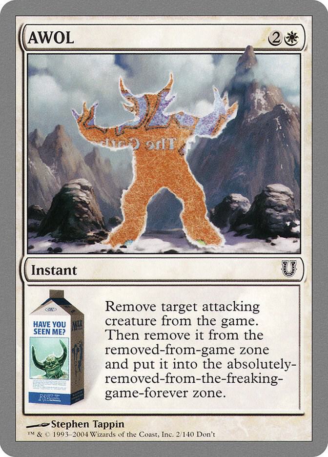 AWOL card image