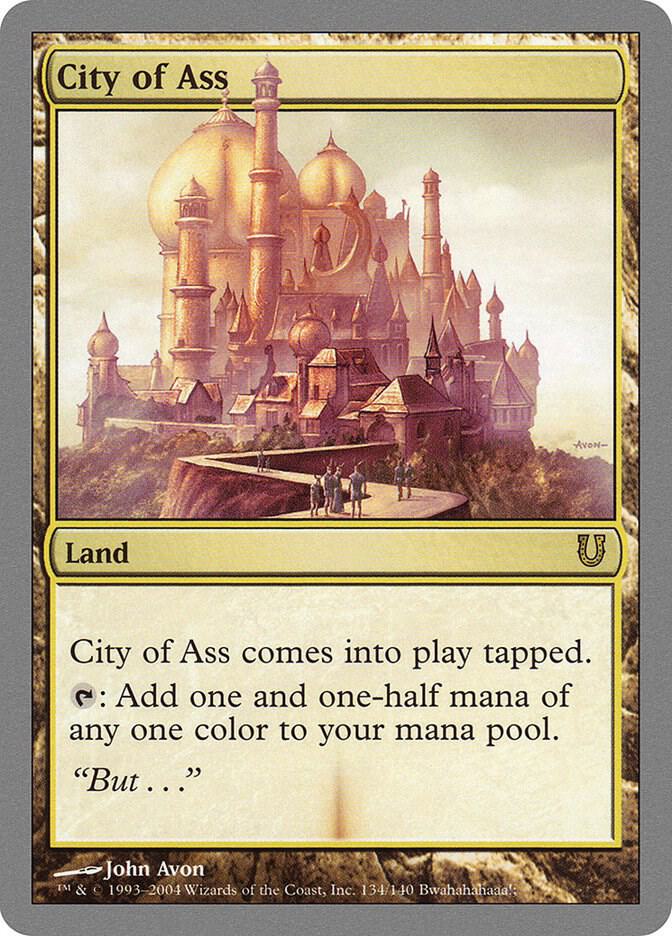 City of Ass card image