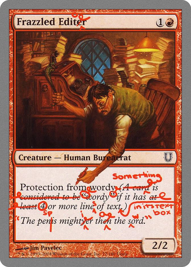Frazzled Editor card image