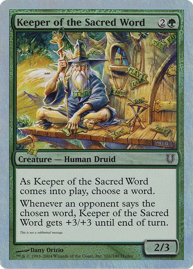 Keeper of the Sacred Word card image