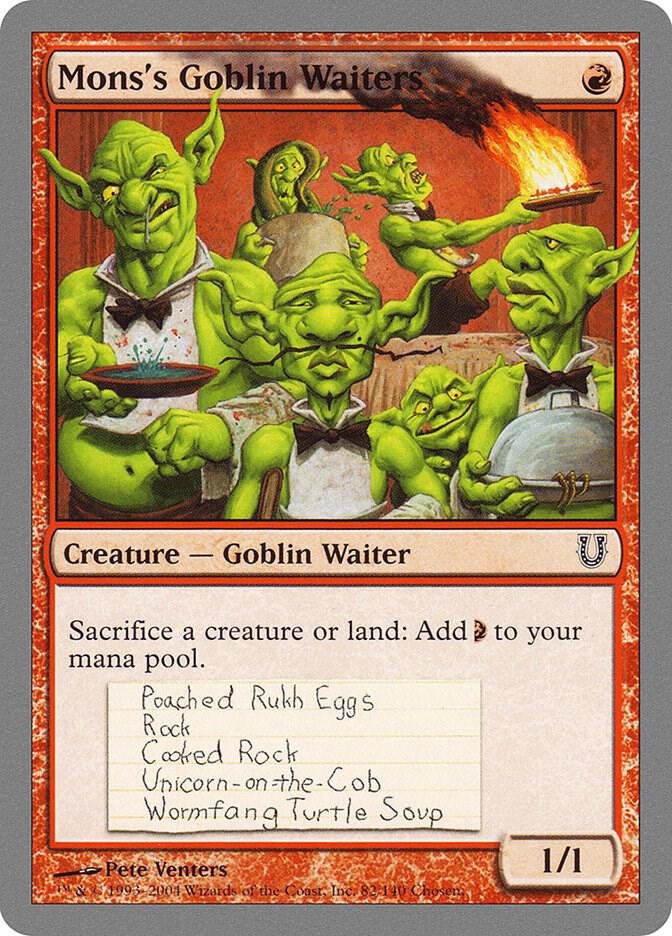 Mons's Goblin Waiters card image