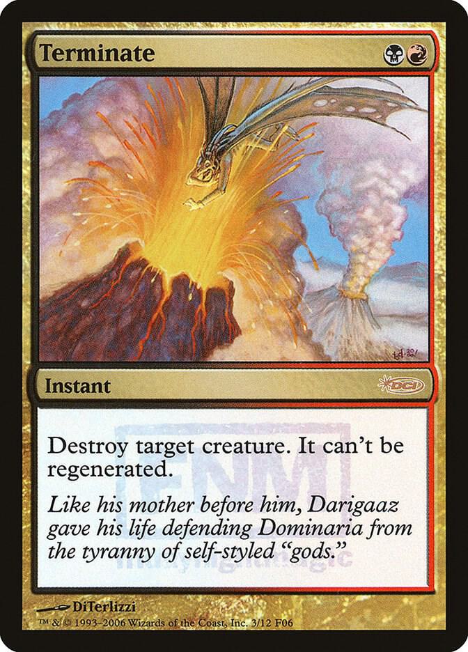 Terminate card image