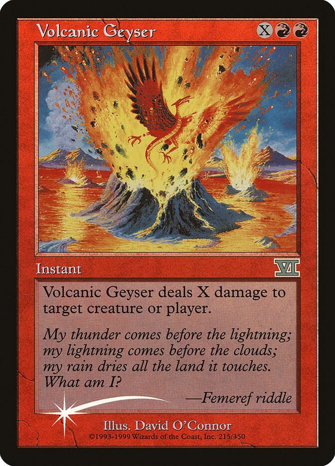 Volcanic Geyser card image