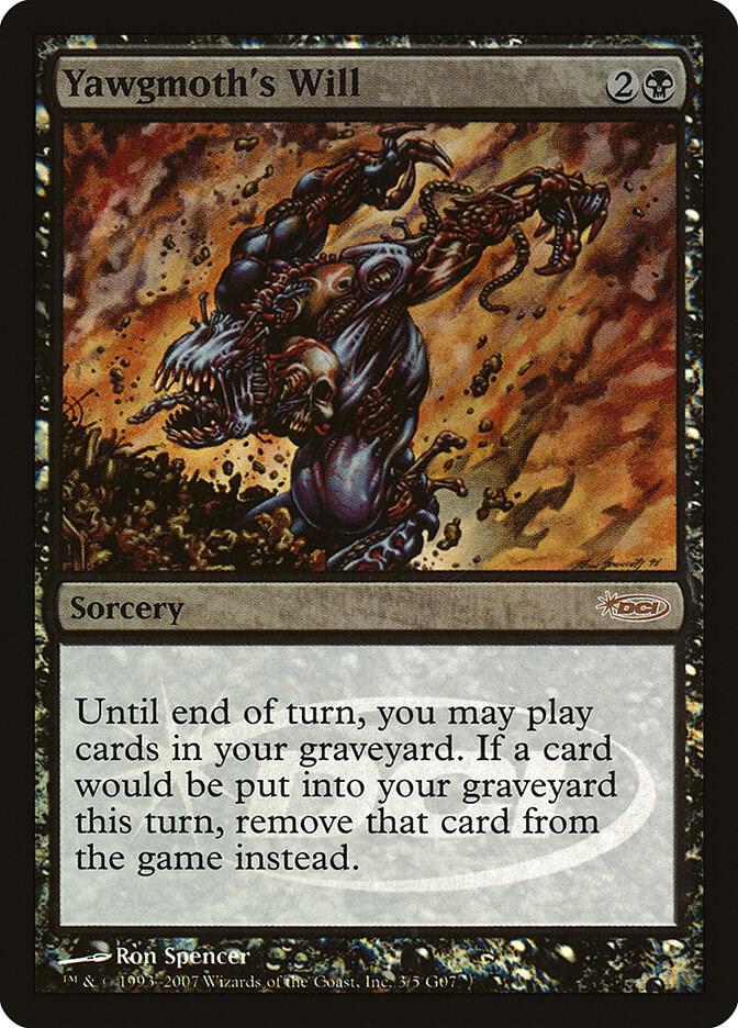 Yawgmoth's Will card image