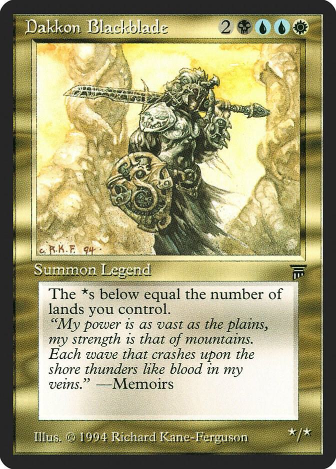 Dakkon Blackblade card image