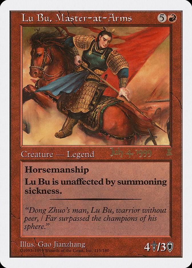 Lu Bu, Master-at-Arms (Singapore 7/4/99) card image