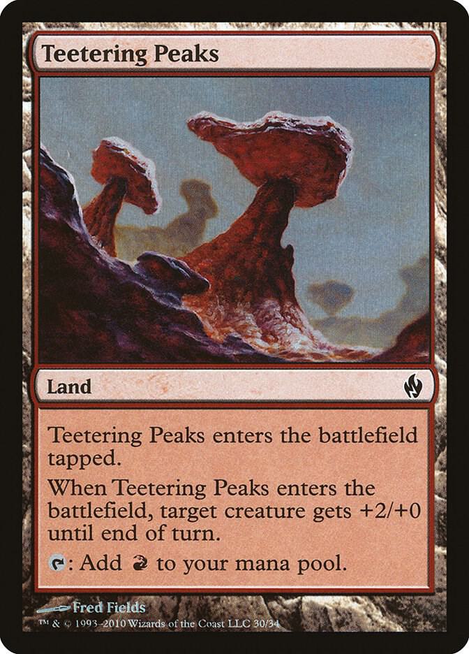 Teetering Peaks card image