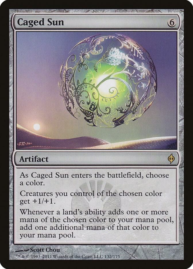Caged Sun card image