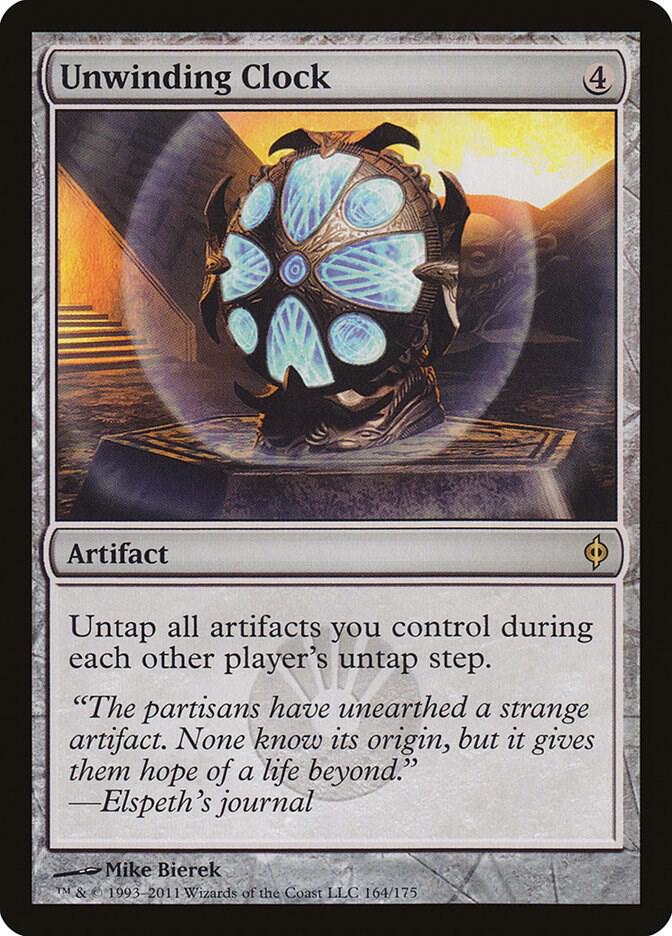 Unwinding Clock card image