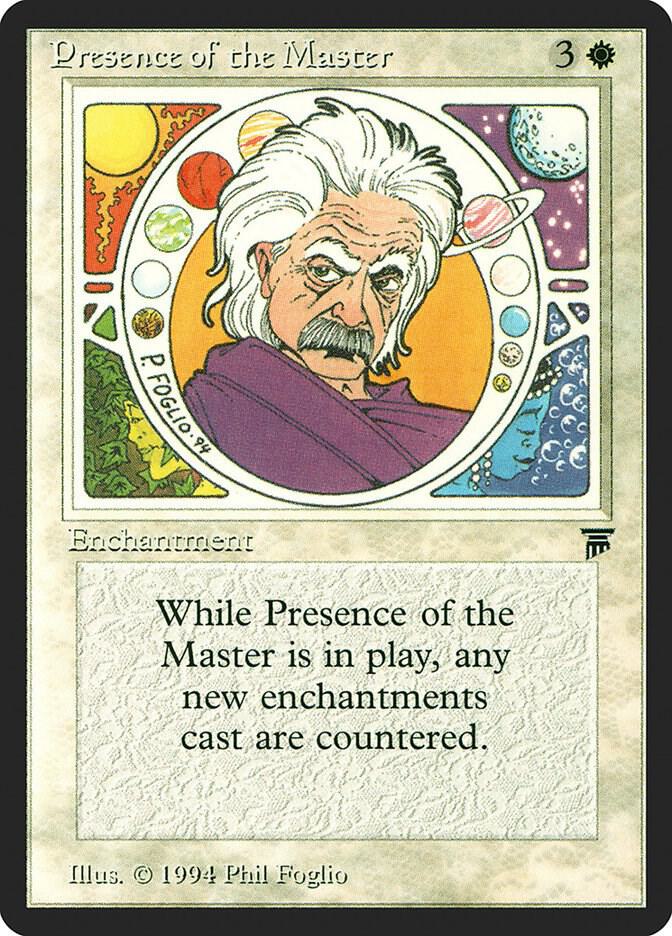 Presence of the Master card image