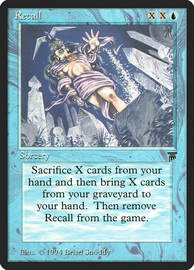 Recall card image