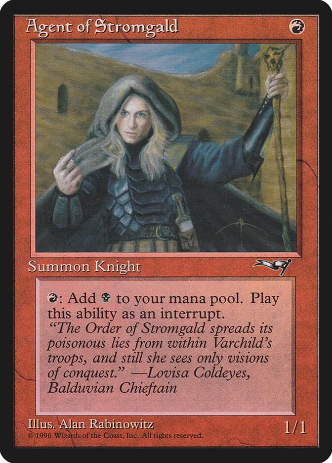 Agent of Stromgald (Woman Holding Staff) card image