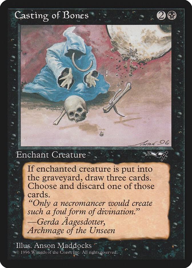Casting of Bones (Hooded Figure) card image