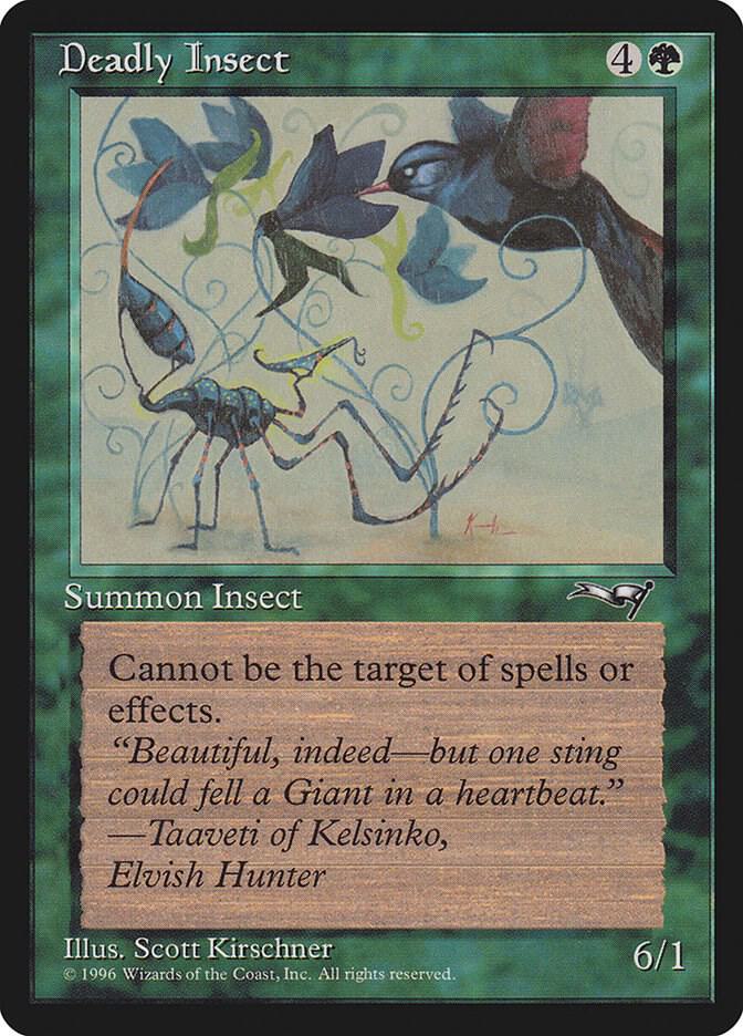 Deadly Insect (Bird) card image