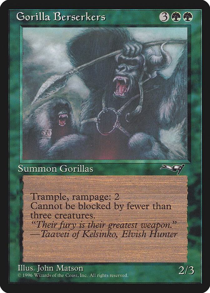 Gorilla Berserkers card image