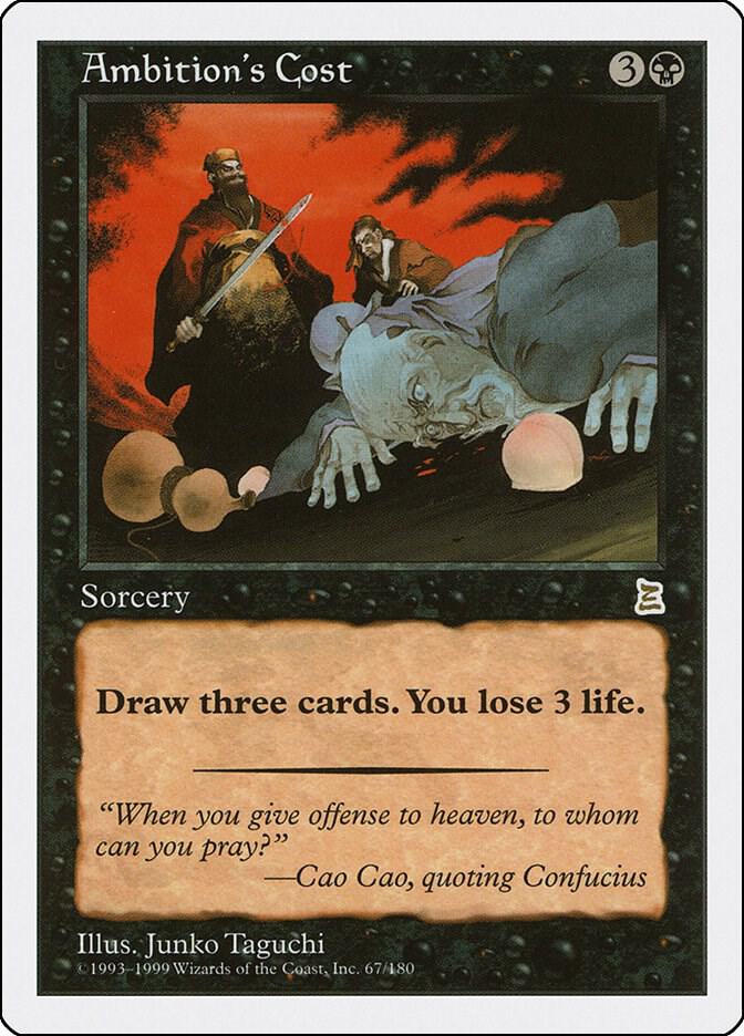Ambition's Cost card image