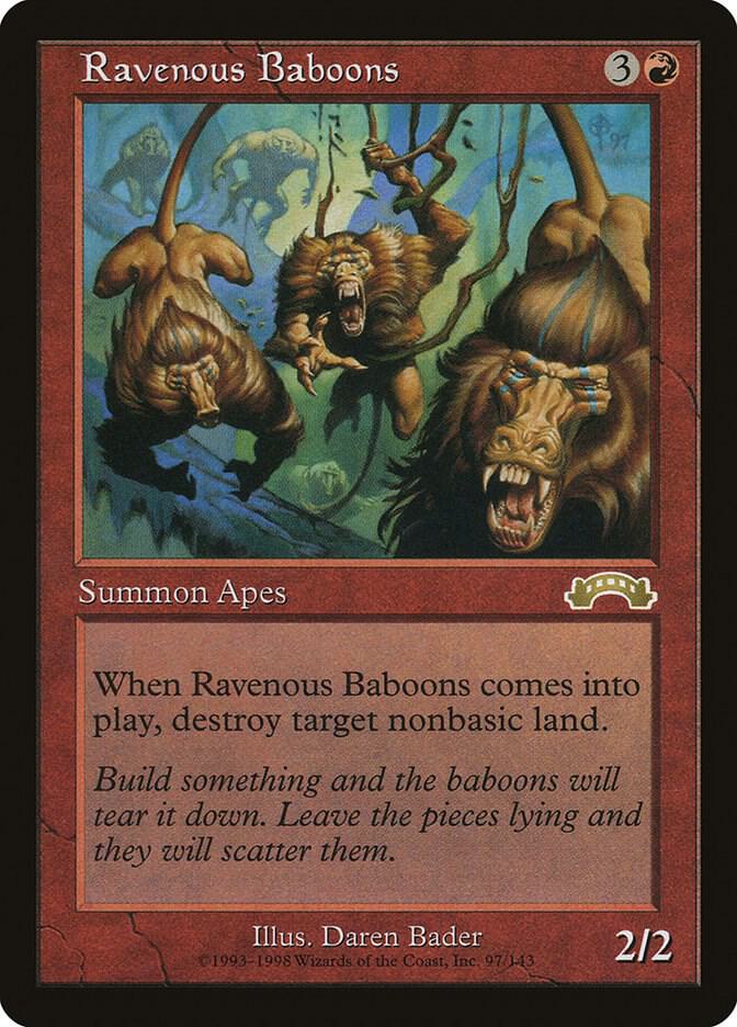 Ravenous Baboons card image