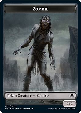 Zombie // Treasure Double-Sided Token card image