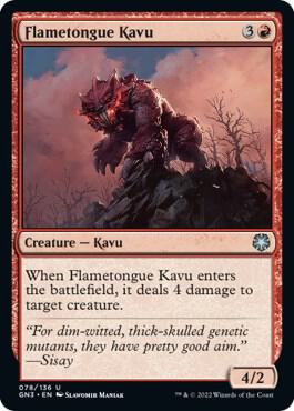 Flametongue Kavu card image