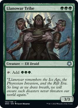 Llanowar Tribe card image