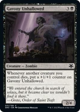 Gavony Unhallowed card image