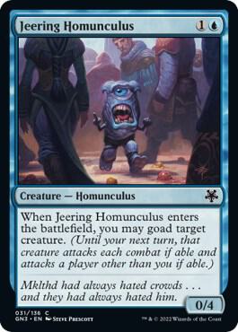Jeering Homunculus card image